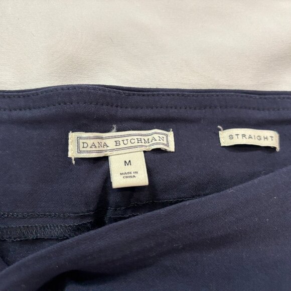 Dana Buchman Navy Straight Leg Pants M - Picture 2 of 5